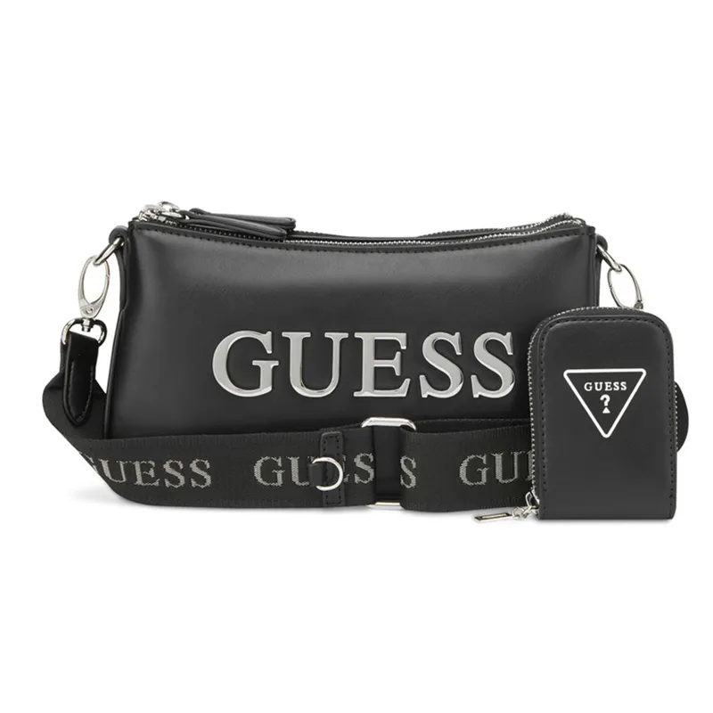 GUESS - Cartera GUESS para Mujer CROSS BODY TYRAH MINI CROSSBODY TOP ZIP BLACK