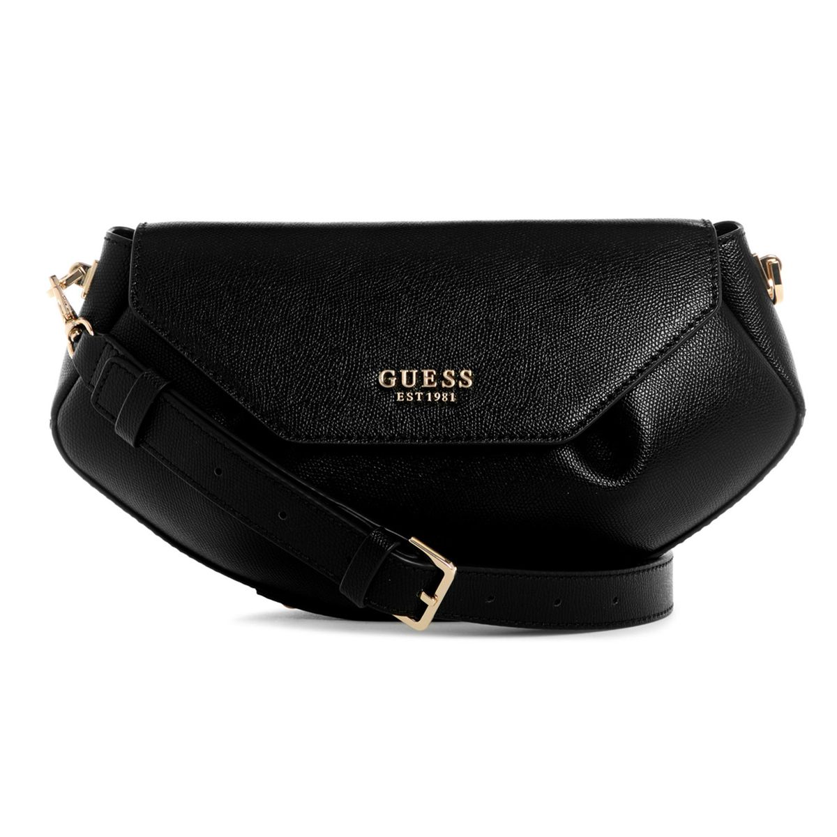 GUESS - Cartera GUESS para Mujer CROSS BODY AMORETTE FLAP CROSSBODY BLACK