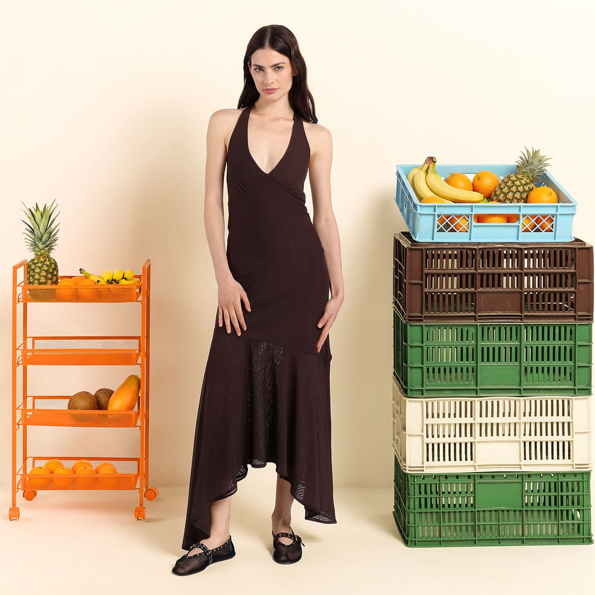 JOURNEY IN PAIRS X SYBILLA - Vestido Medio Casual para Mujer Sybilla 