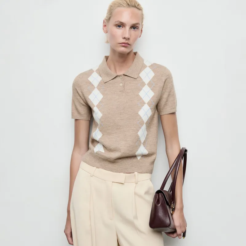 MANGO - Saco Mujer con Estampado Mango