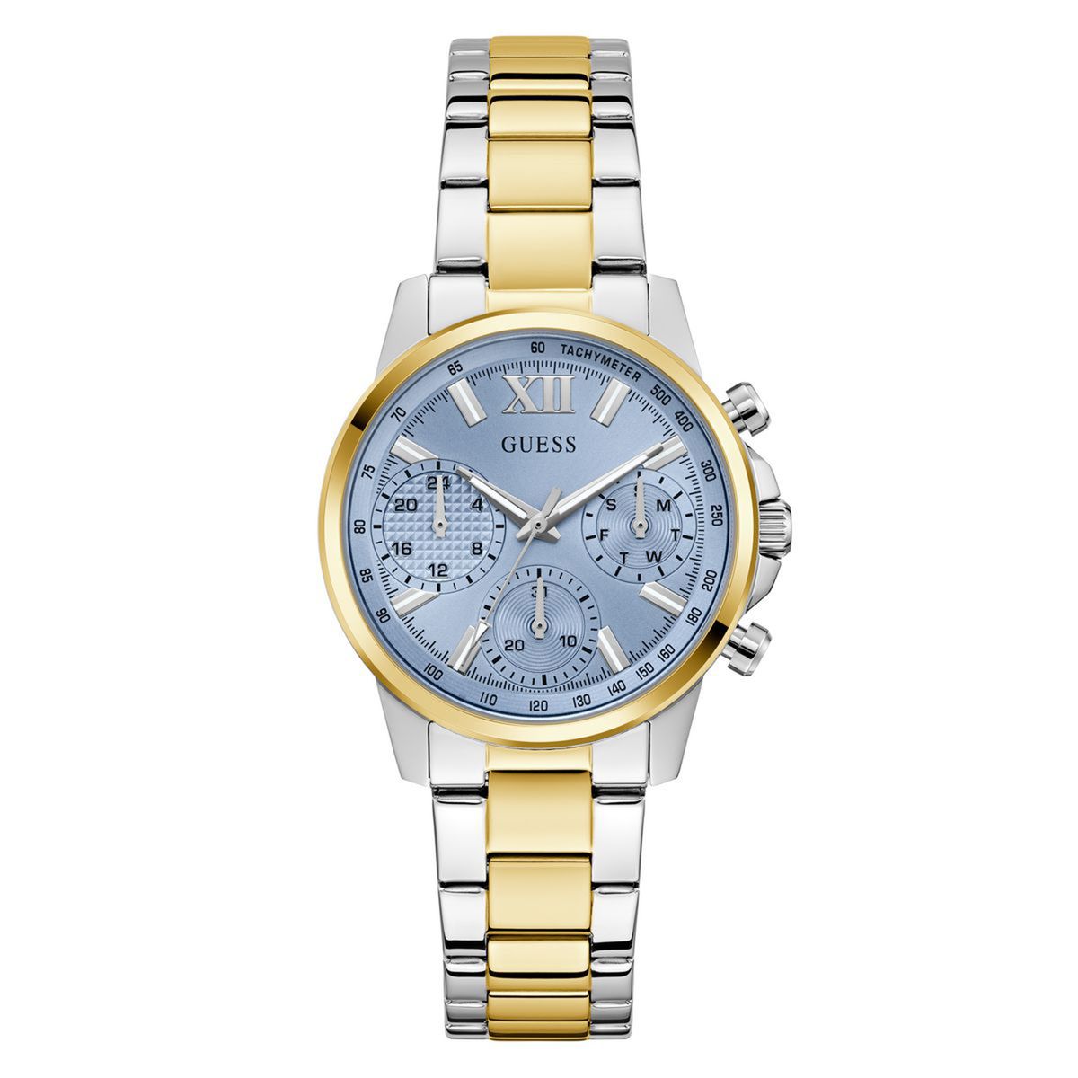 GUESS - Reloj Guess Mujer Bailey. Reloj Acero Inoxidable Plateado GW0933L3