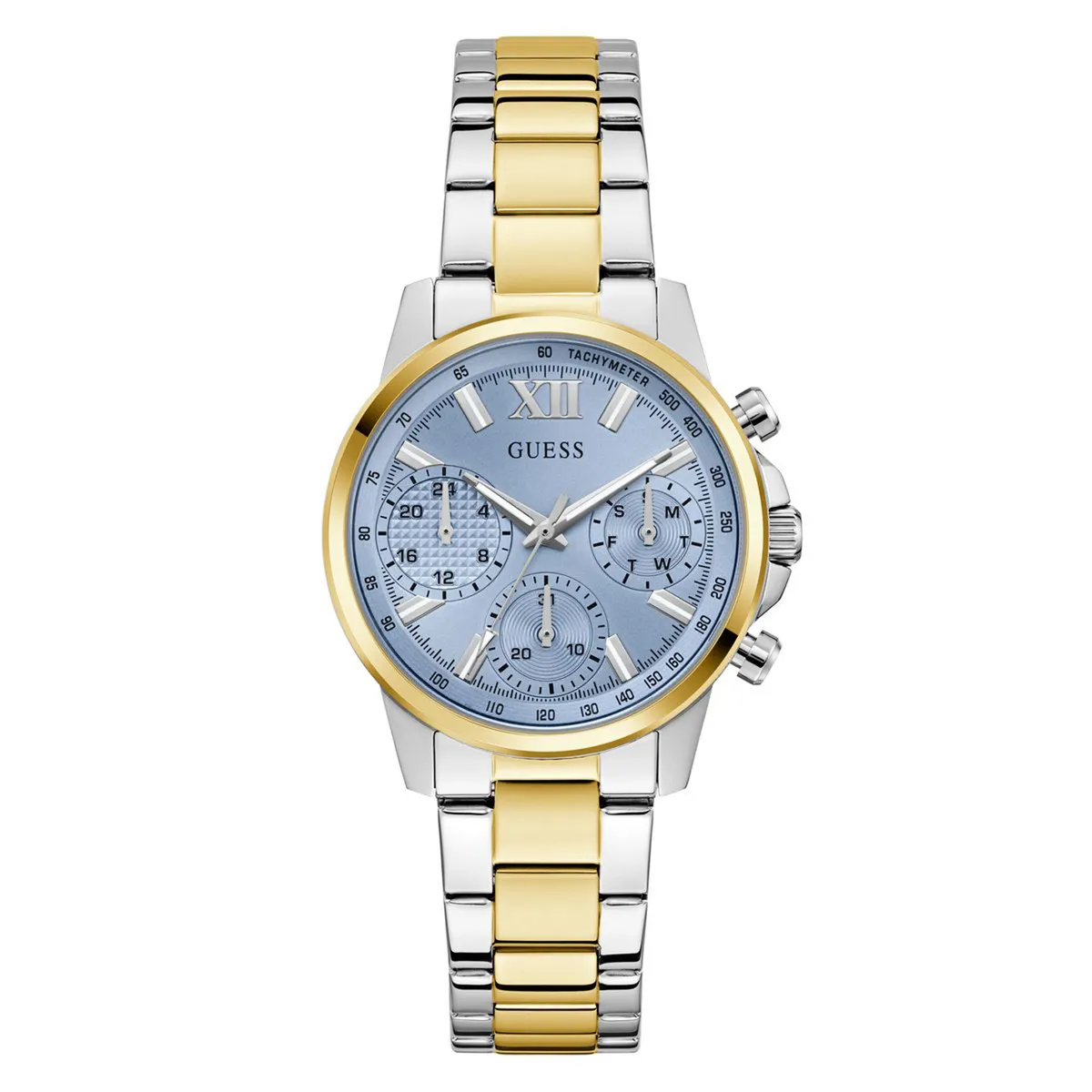 GUESS - Reloj Guess Mujer Bailey. Reloj Acero Inoxidable Plateado GW0933L3