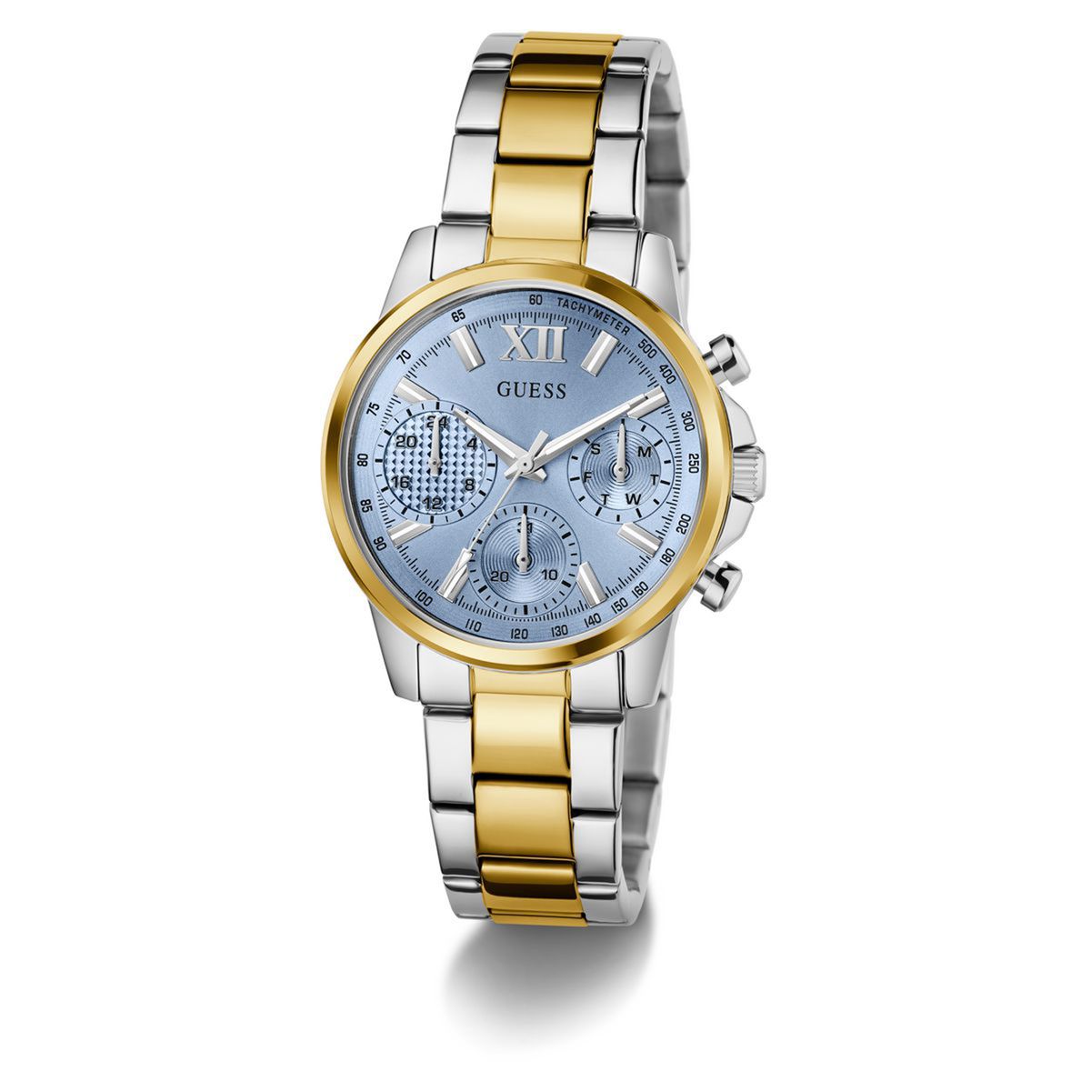 GUESS - Reloj Guess Mujer Bailey. Reloj Acero Inoxidable Plateado GW0933L3