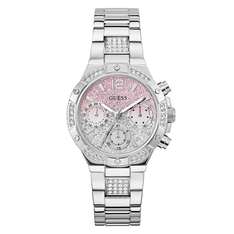 GUESS - Reloj Guess Mujer Harlow. Reloj Acero Inoxidable Plateado GW0950L1