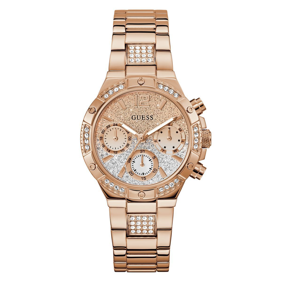 GUESS - Reloj Guess Mujer Harlow. Reloj Acero Inoxidable Oro Rosa GW0950L4
