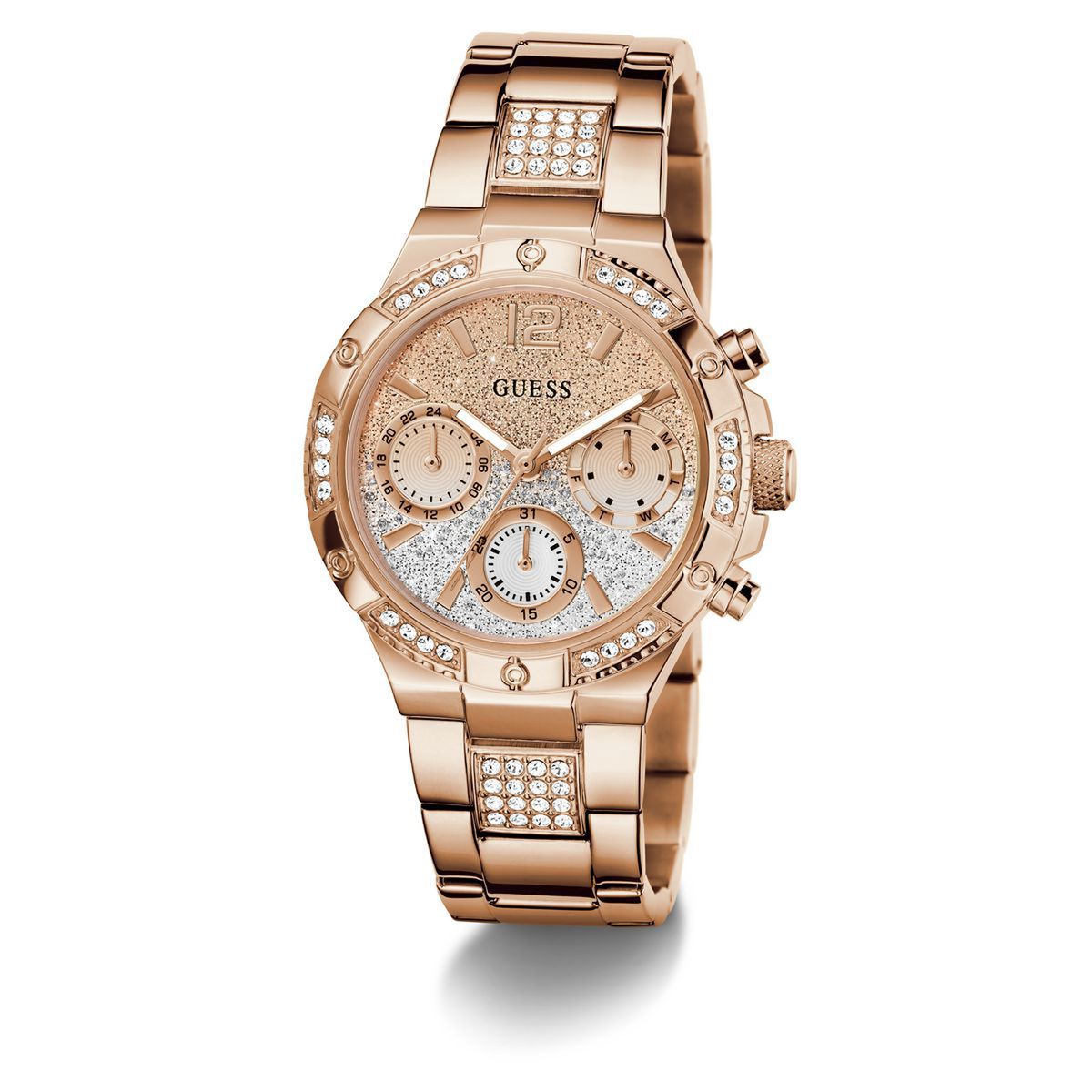 GUESS - Reloj Guess Mujer Harlow. Reloj Acero Inoxidable Oro Rosa GW0950L4