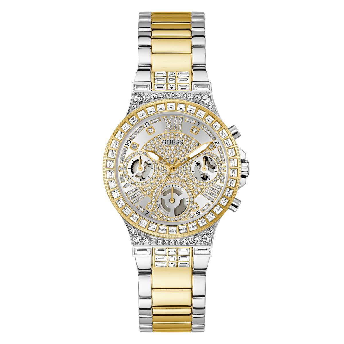 GUESS - Reloj Guess Mujer Moonlight. Reloj Acero Inoxidable Plateado GW0320L7
