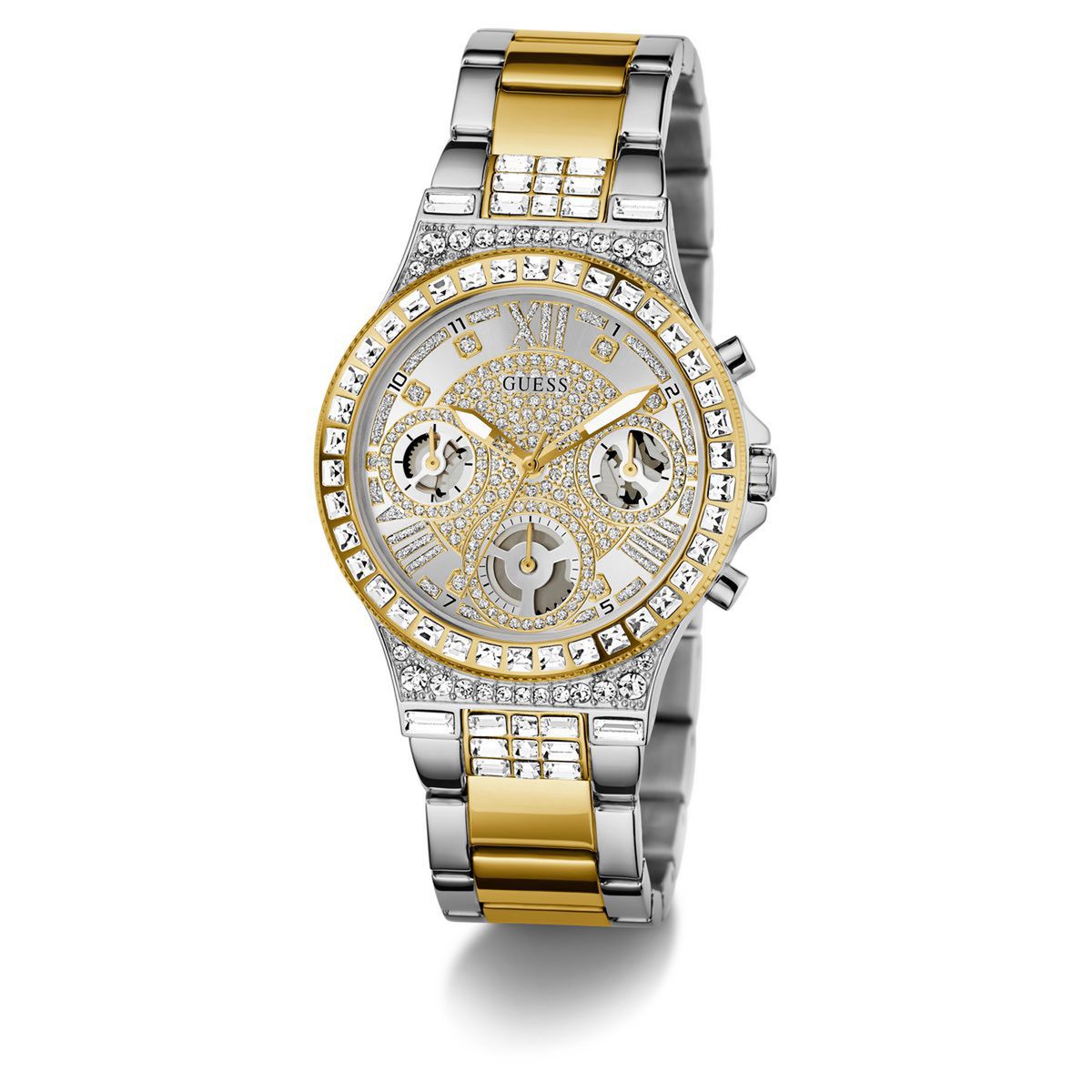 GUESS - Reloj Guess Mujer Moonlight. Reloj Acero Inoxidable Plateado GW0320L7