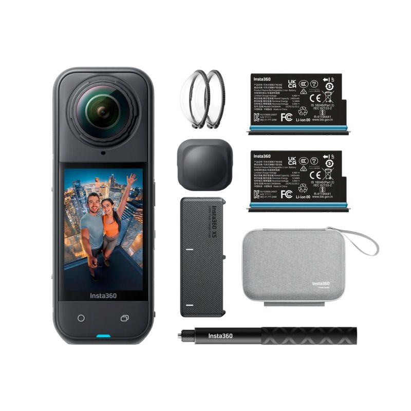  - Cámara deportiva Insta360 Camara Insta360 X5 Essentials Bundle
