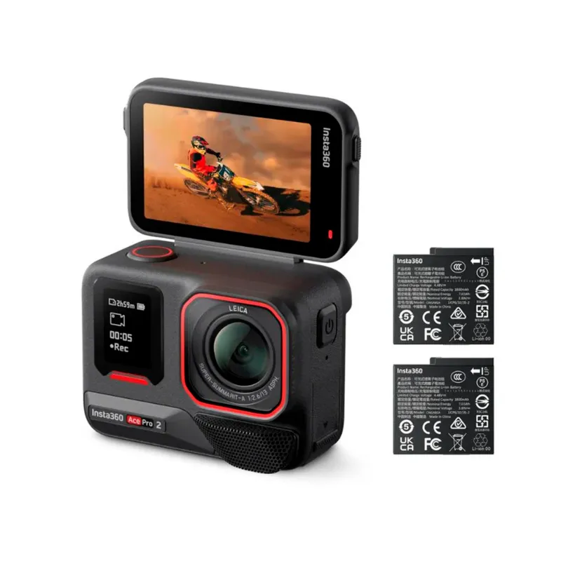  - Cámara deportiva Insta360 Camara Insta360 Ace Pro 2 Dual Battery