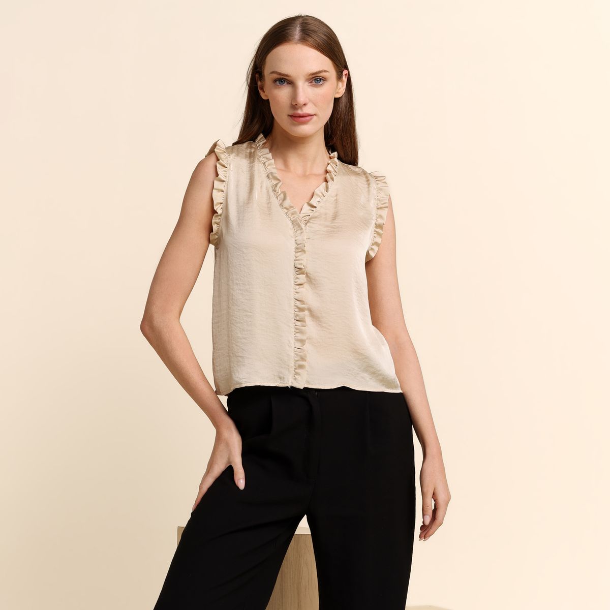 UNIVERSITY CLUB - Blusa Mujer Sin mangas University Club