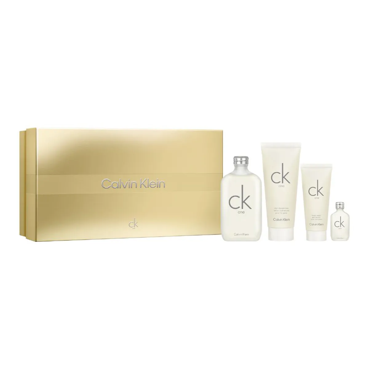 CALVIN KLEIN - Set de Perfume Unisex Calvin Klein CK One Incluye 4 productos