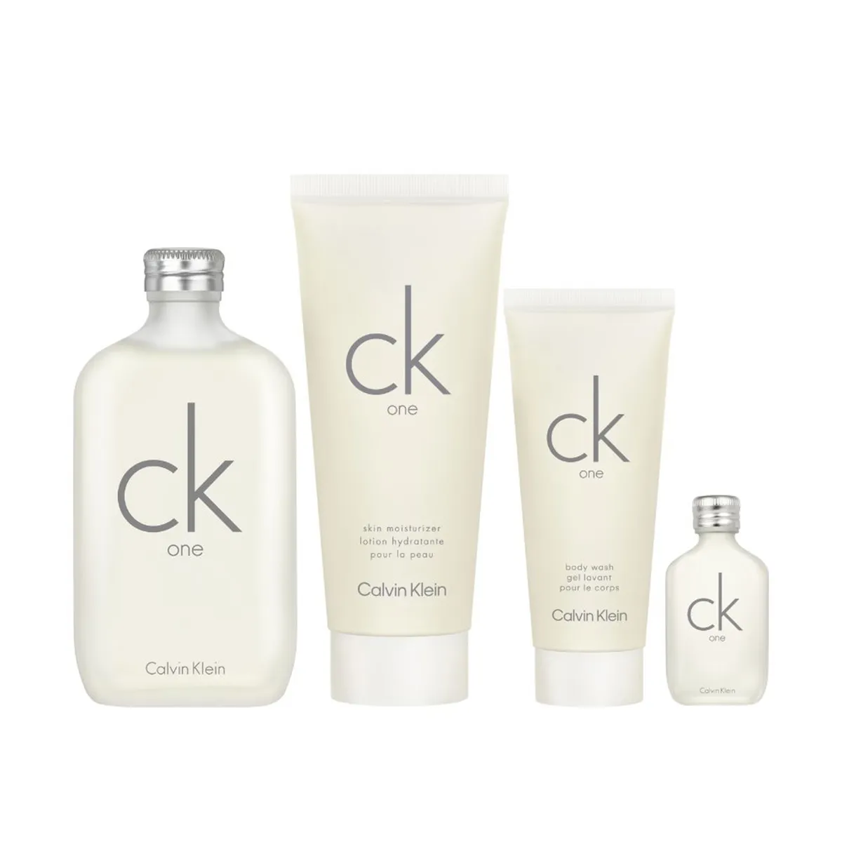 CALVIN KLEIN - Set de Perfume Unisex Calvin Klein CK One Incluye 4 productos