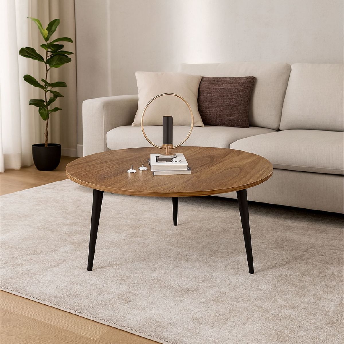 DKO DESIGN - Mesa de Centro Atrio 33×60×60 cm