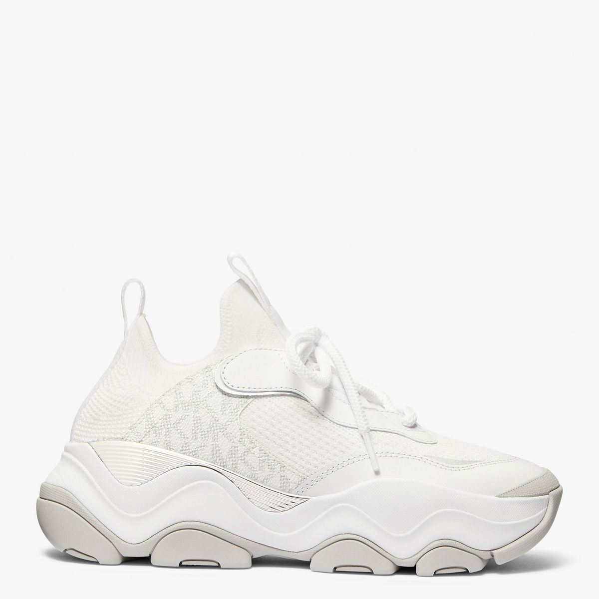 MICHAEL KORS - Tenis Michael Kors Moda Atlas Knit Trainer Mujer Blancos