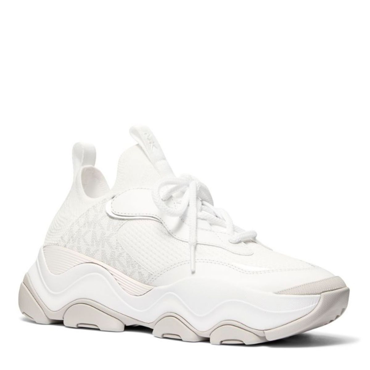 MICHAEL KORS - Tenis Michael Kors Moda Atlas Knit Trainer Mujer Blancos