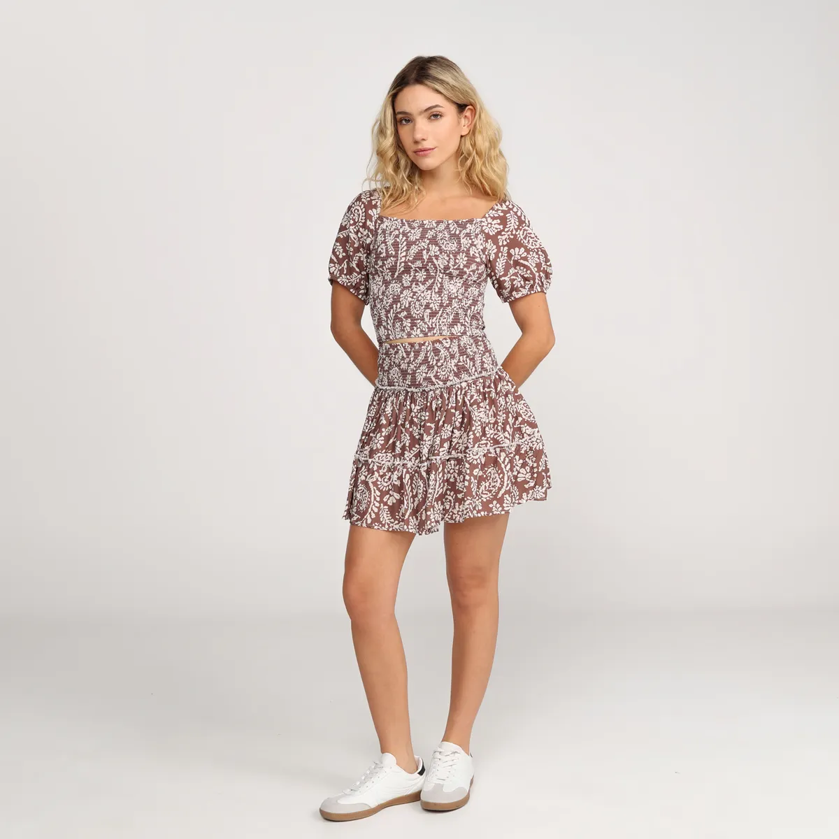 DOO AUSTRALIA - Falda Mini Mujer Textura Doo Australia