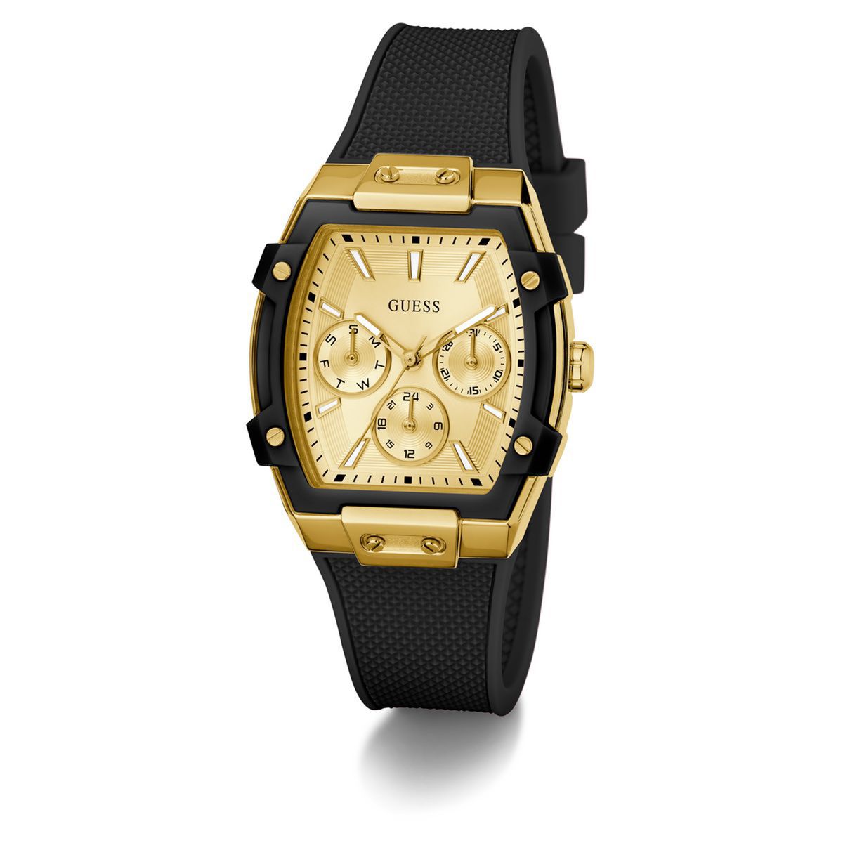 GUESS - Reloj Guess Mujer Phoenix. Reloj Silicona Negro GW0945L2