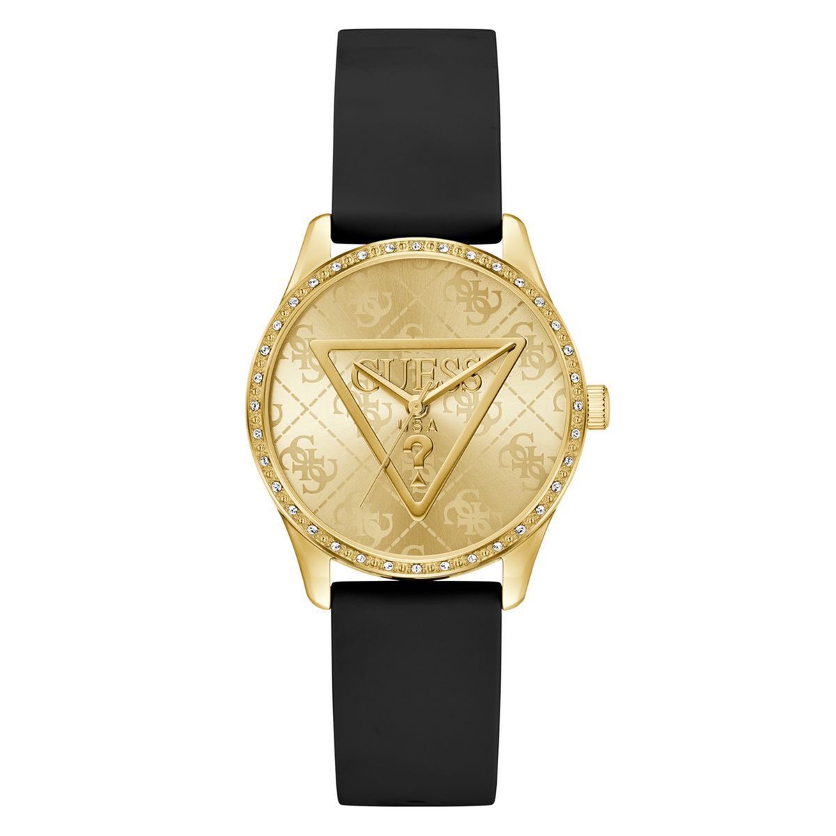 GUESS - Reloj Guess Mujer Roxy. Reloj Silicona Negro GW0942L2