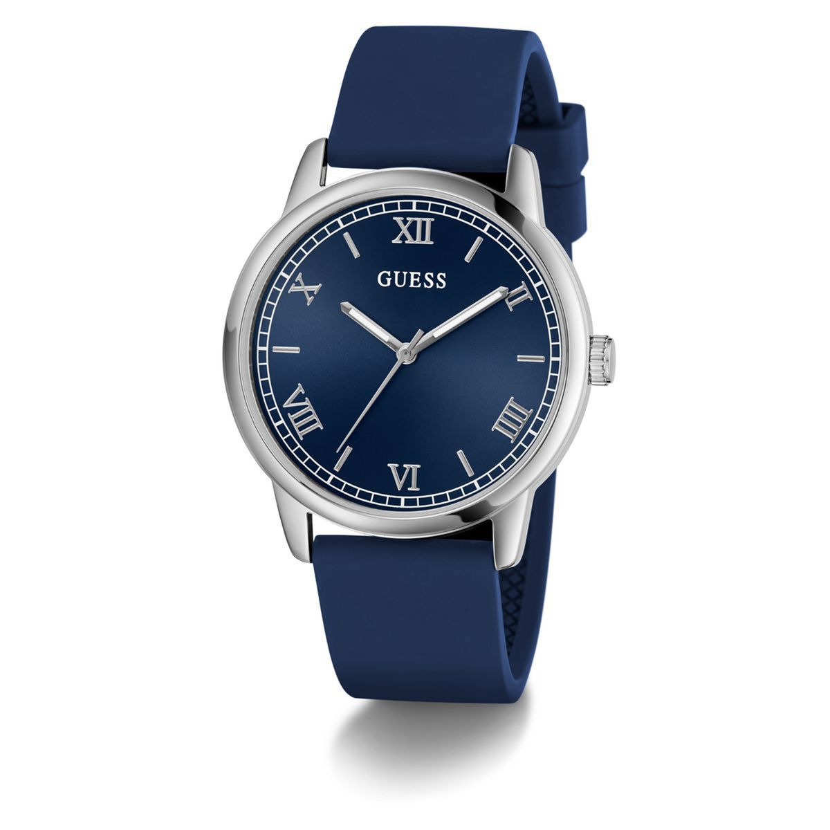 GUESS - Reloj Guess Hombre Chandler. Reloj Silicona Azul GW0973G1