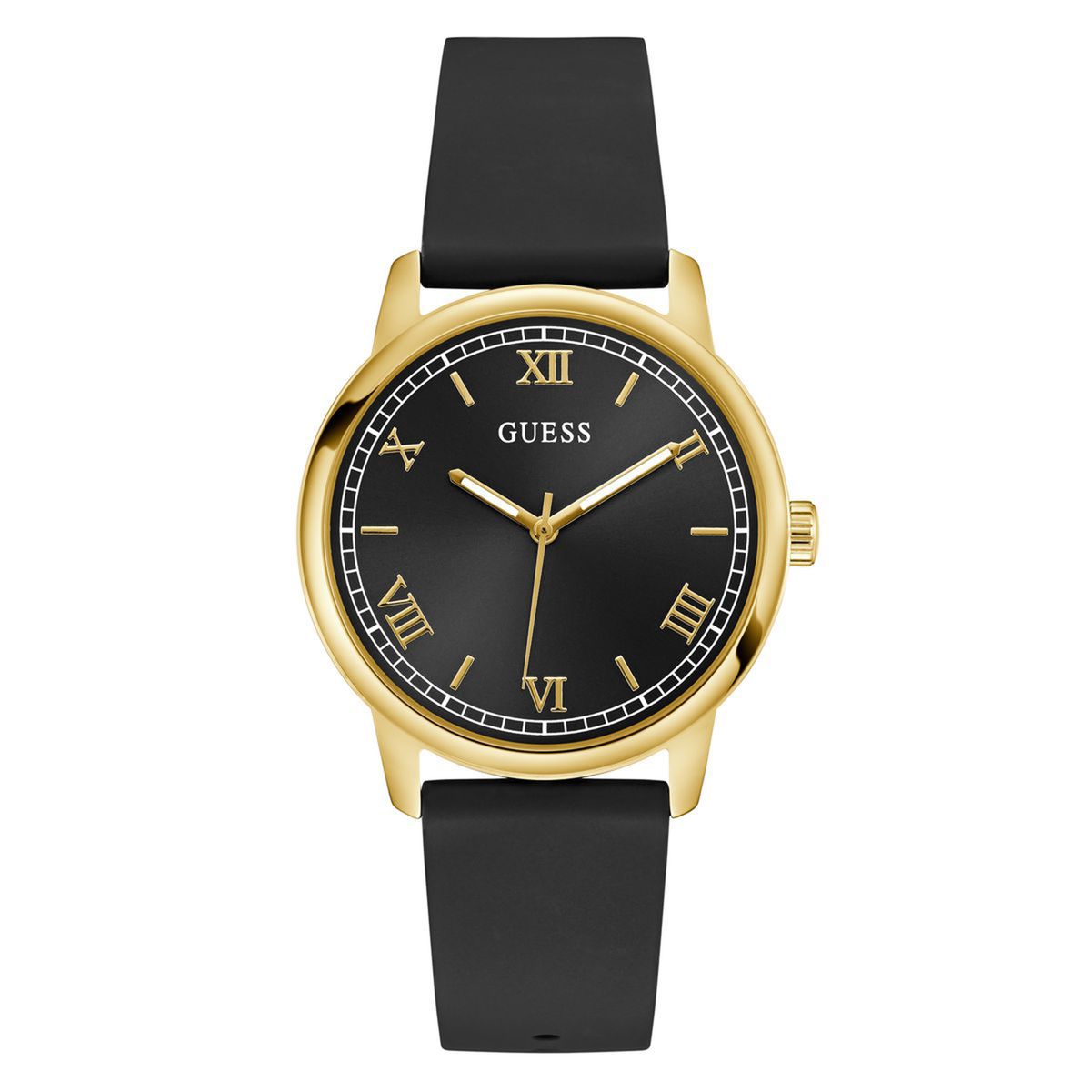 GUESS - Reloj Guess Hombre Chandler. Reloj Silicona Negro GW0973G2