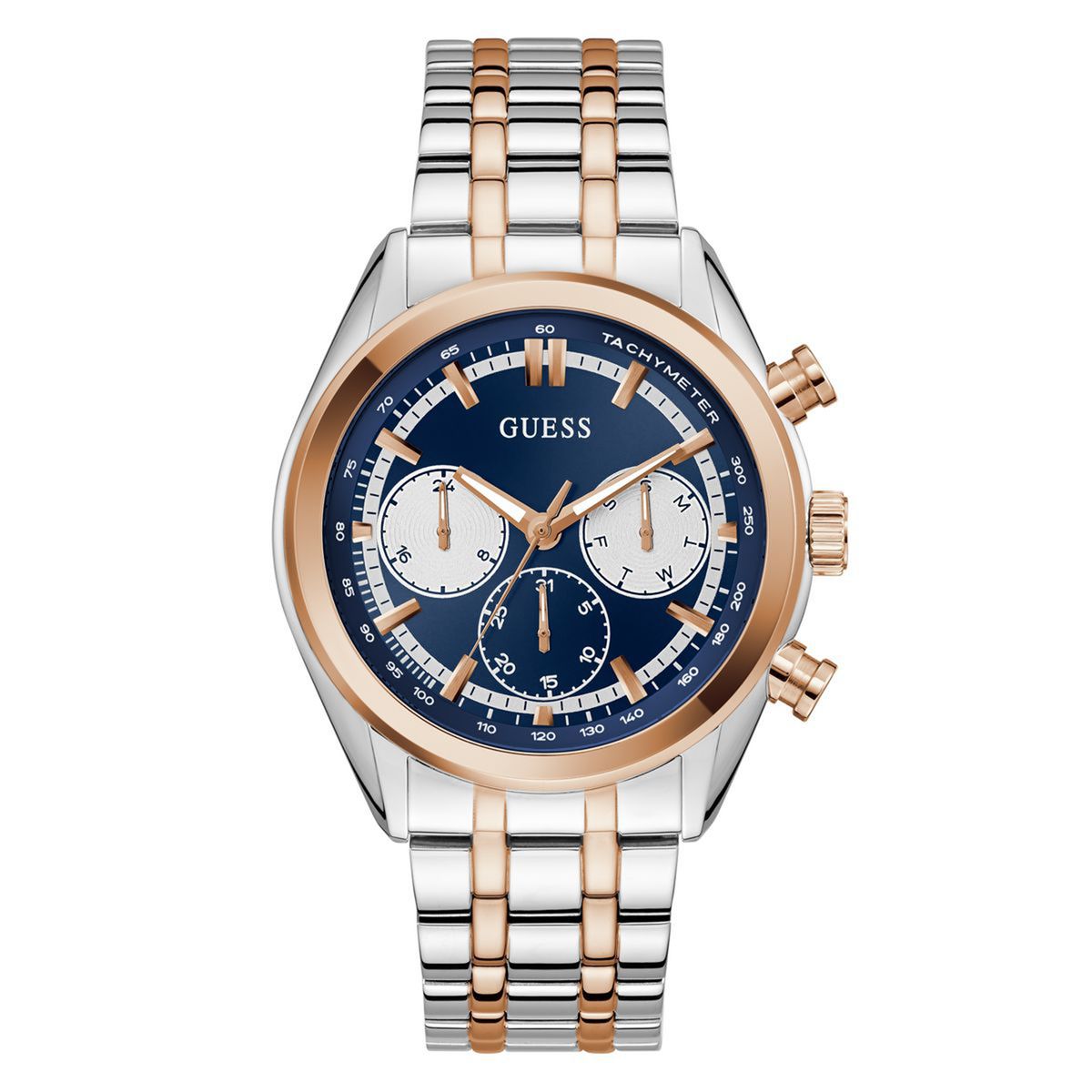 GUESS - Reloj Guess Hombre Dawson. Reloj Acero Inoxidable Plateado GW0971G5