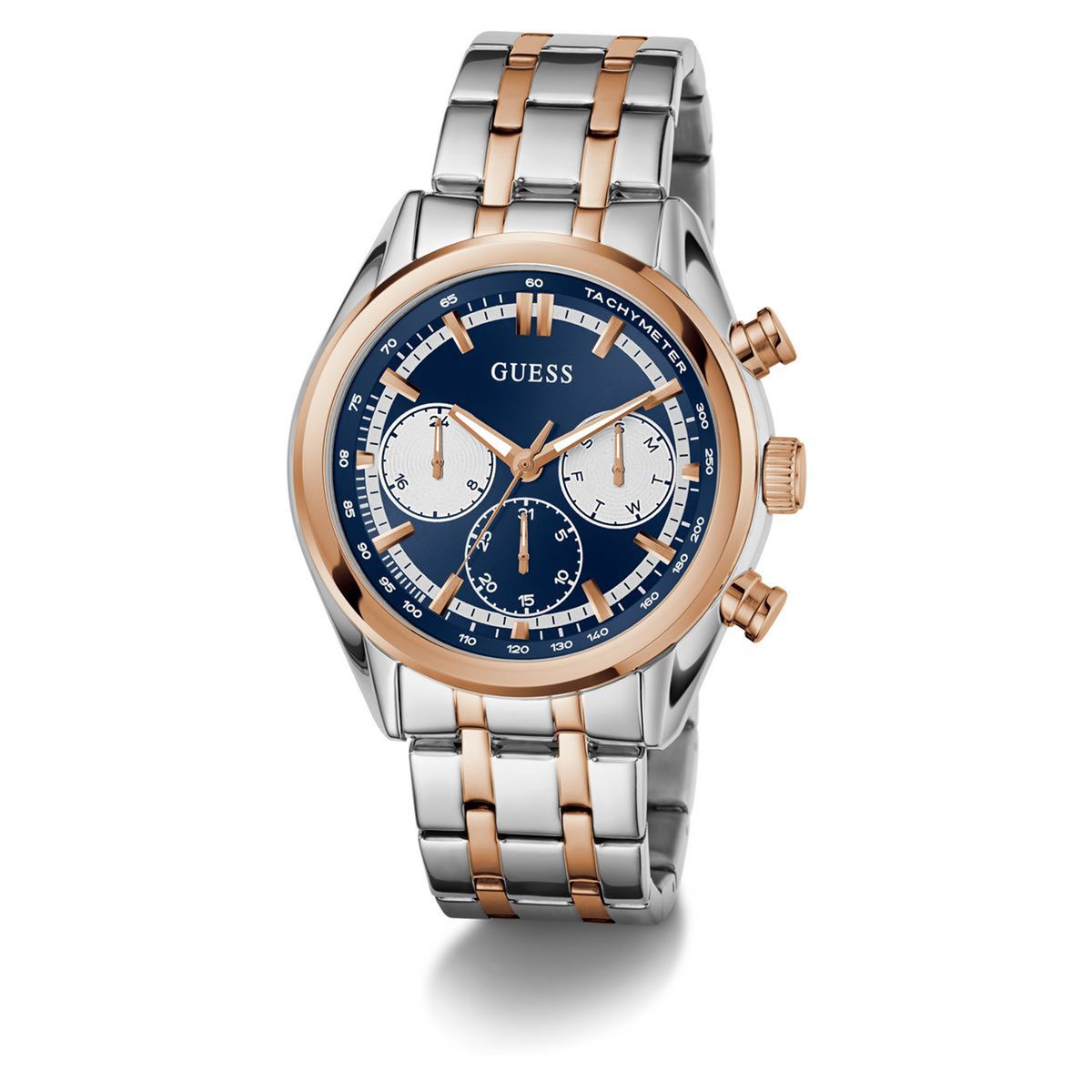 GUESS - Reloj Guess Hombre Dawson. Reloj Acero Inoxidable Plateado GW0971G5