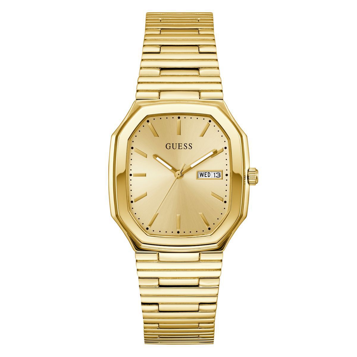 GUESS - Reloj Guess Hombre Oliver. Reloj Acero Inoxidable Dorado GW0978G2