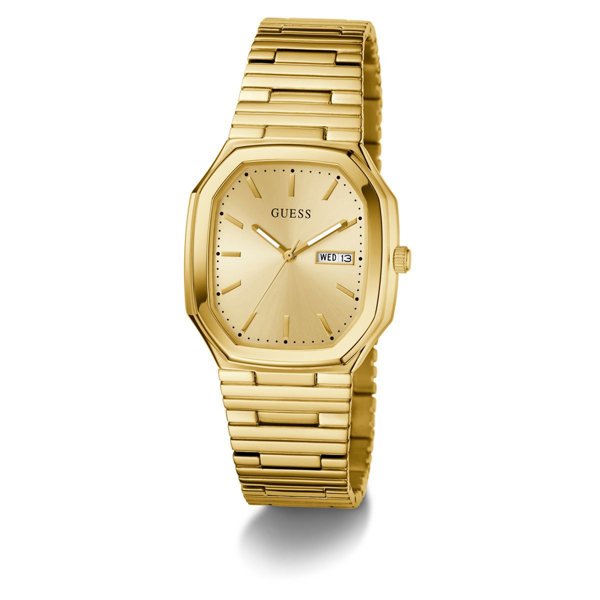 GUESS - Reloj Guess Hombre Oliver. Reloj Acero Inoxidable Dorado GW0978G2
