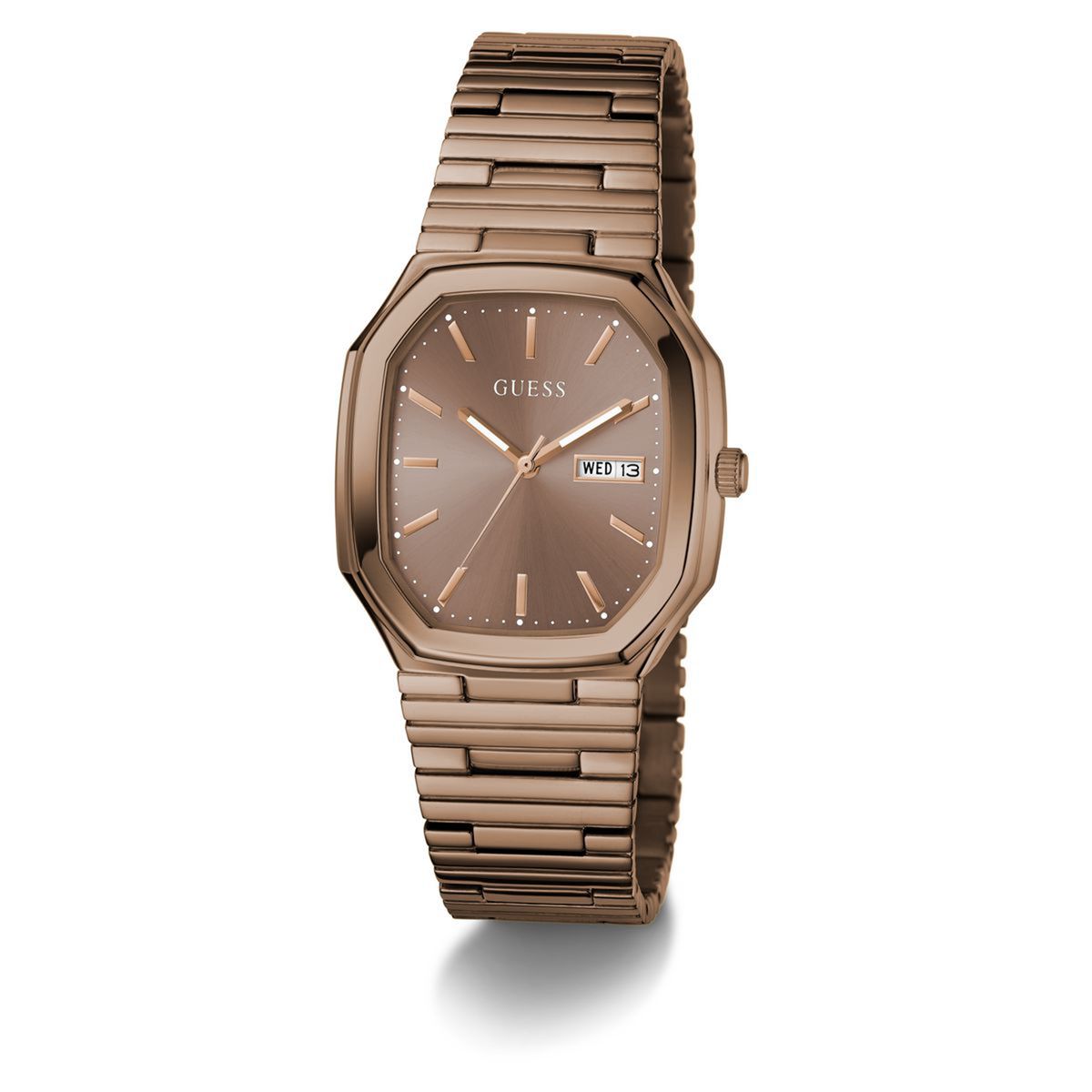 GUESS - Reloj Guess Hombre Oliver. Reloj Acero Inoxidable Oro Rosa GW0978G3