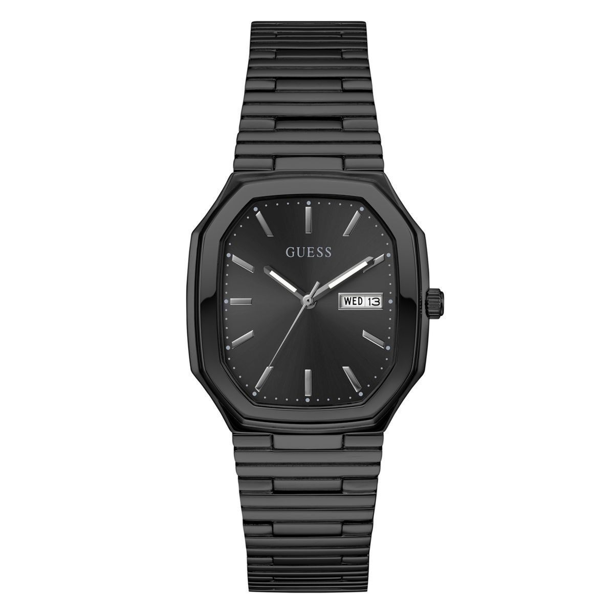 GUESS - Reloj Guess Hombre Oliver. Reloj Acero Inoxidable Negro GW0978G4