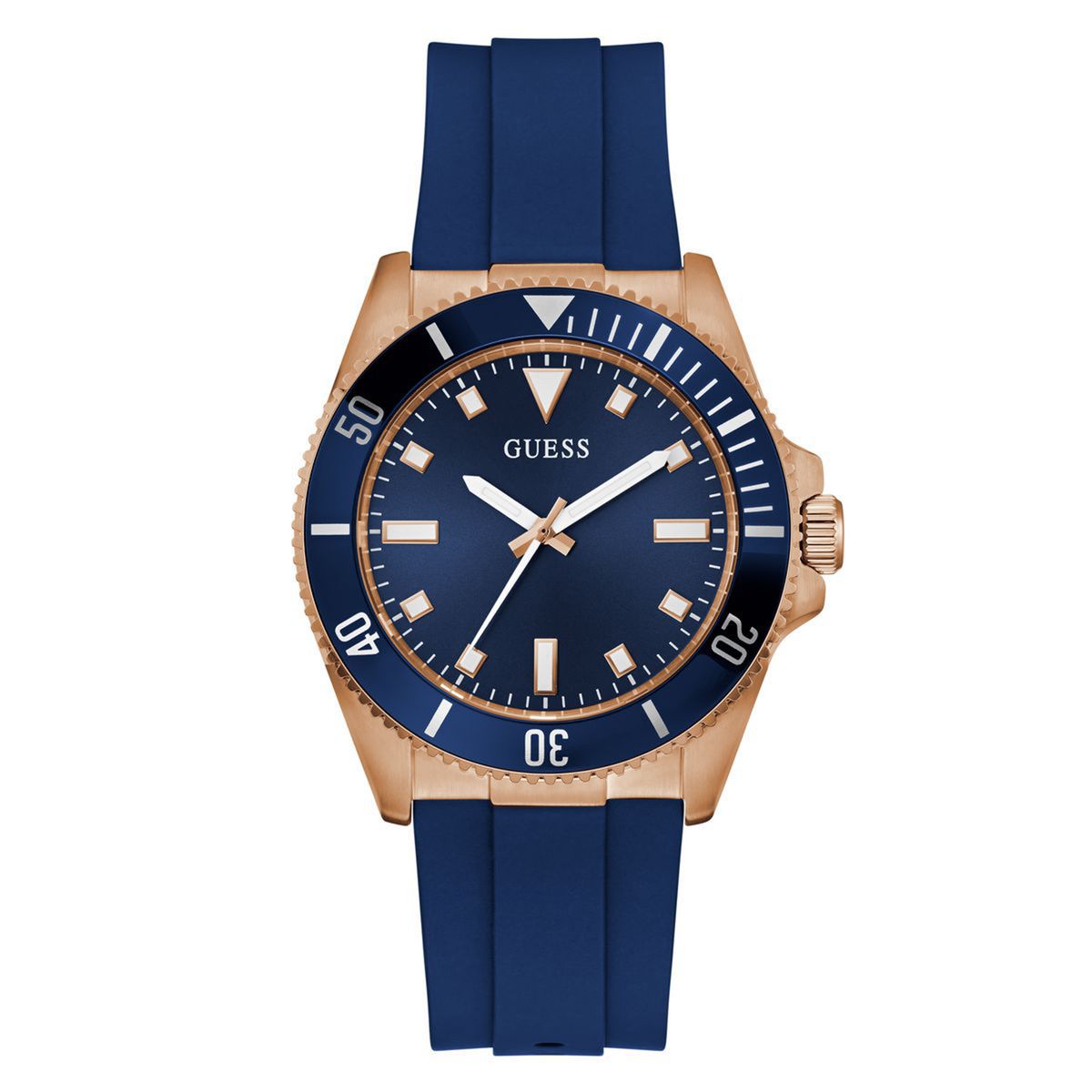 GUESS - Reloj Guess Hombre Cliff. Reloj Silicona Azul GW0969G3