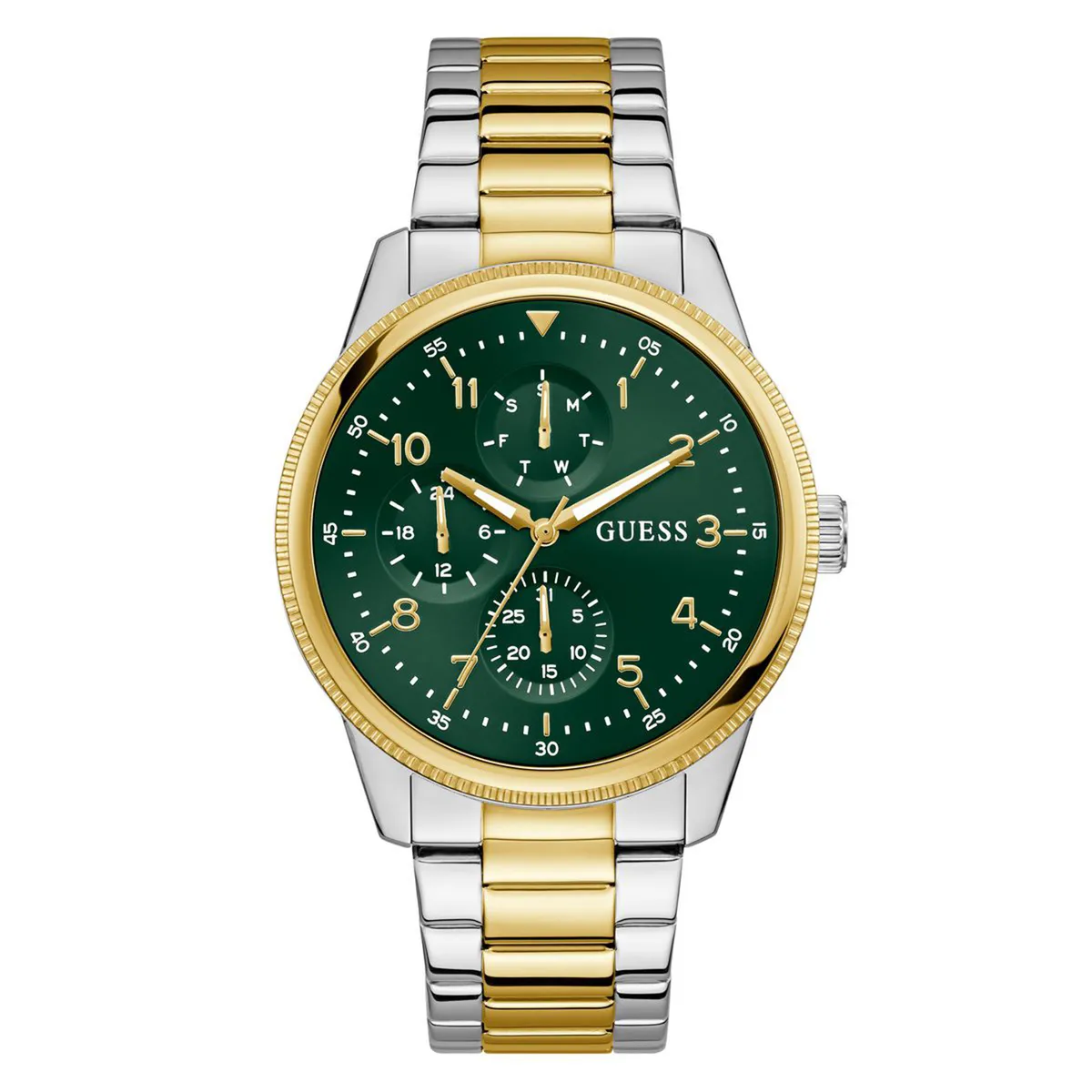 GUESS - Reloj Guess Hombre Ian. Reloj Acero Inoxidable Plateado GW0970G4