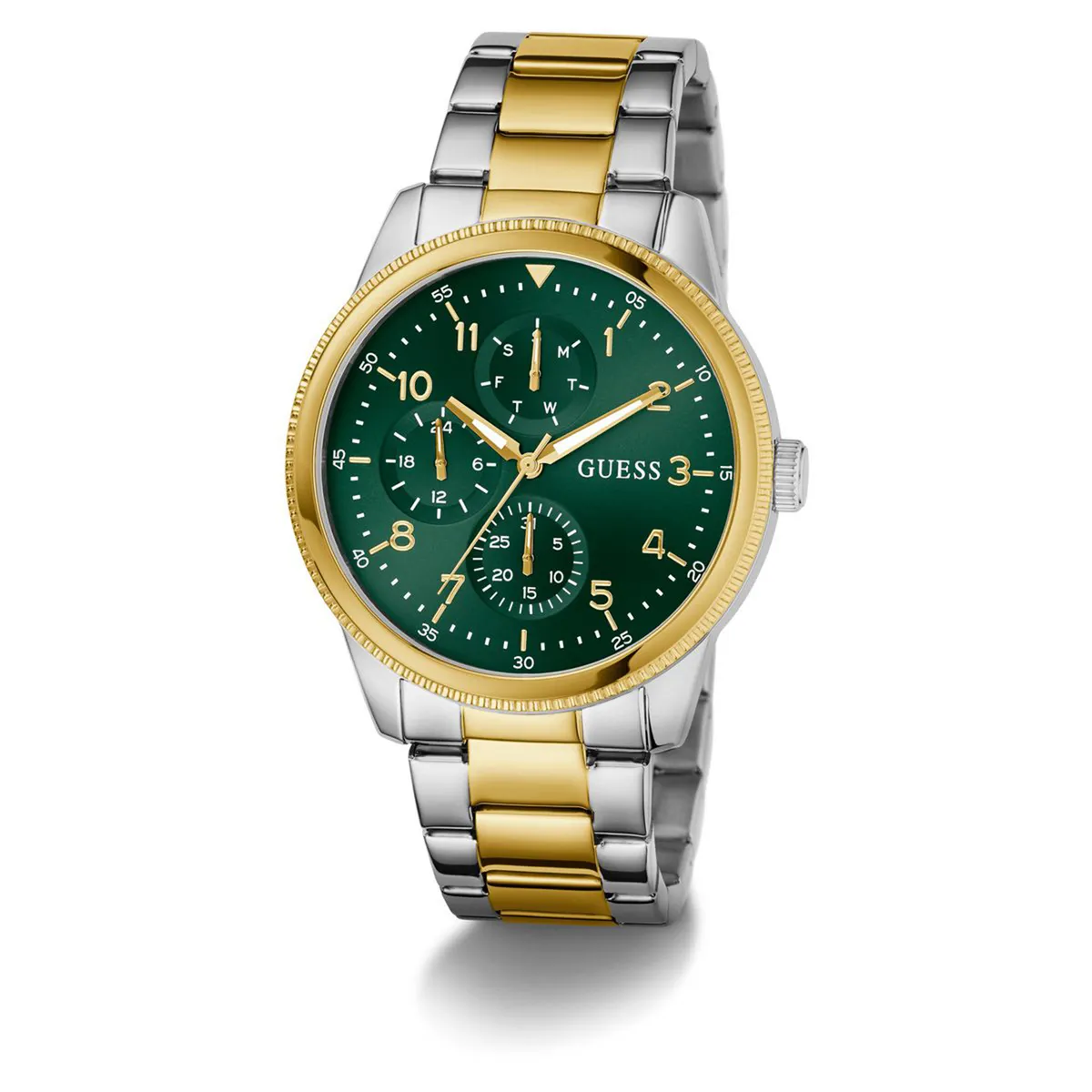 GUESS - Reloj Guess Hombre Ian. Reloj Acero Inoxidable Plateado GW0970G4