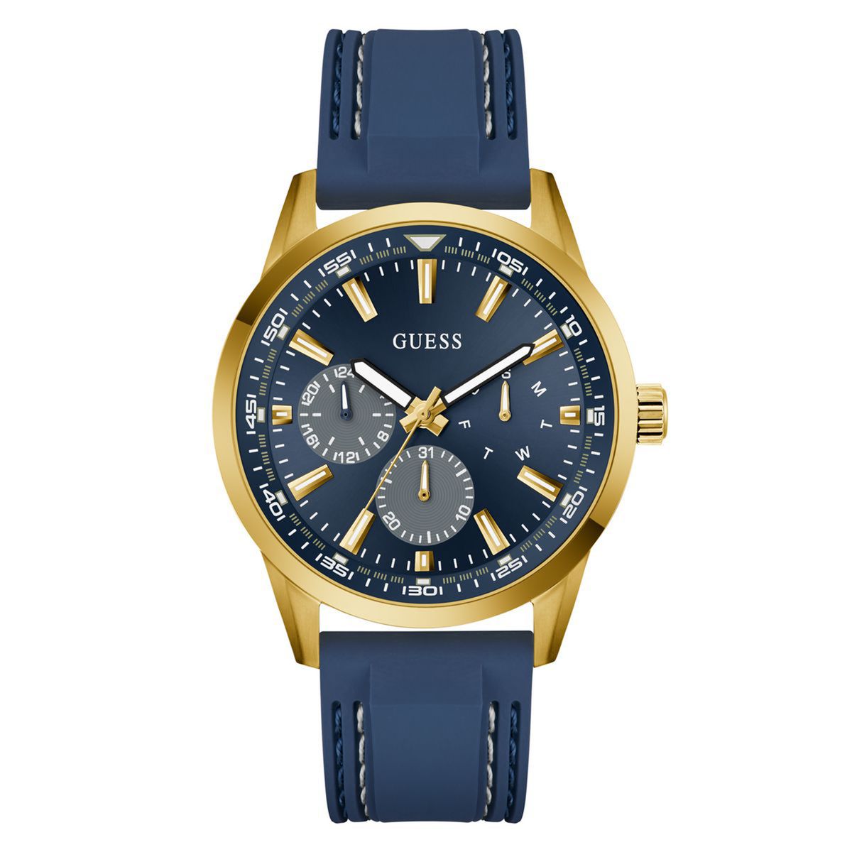 GUESS - Reloj Guess Hombre Peak. Reloj Silicona Azul GW0964G2
