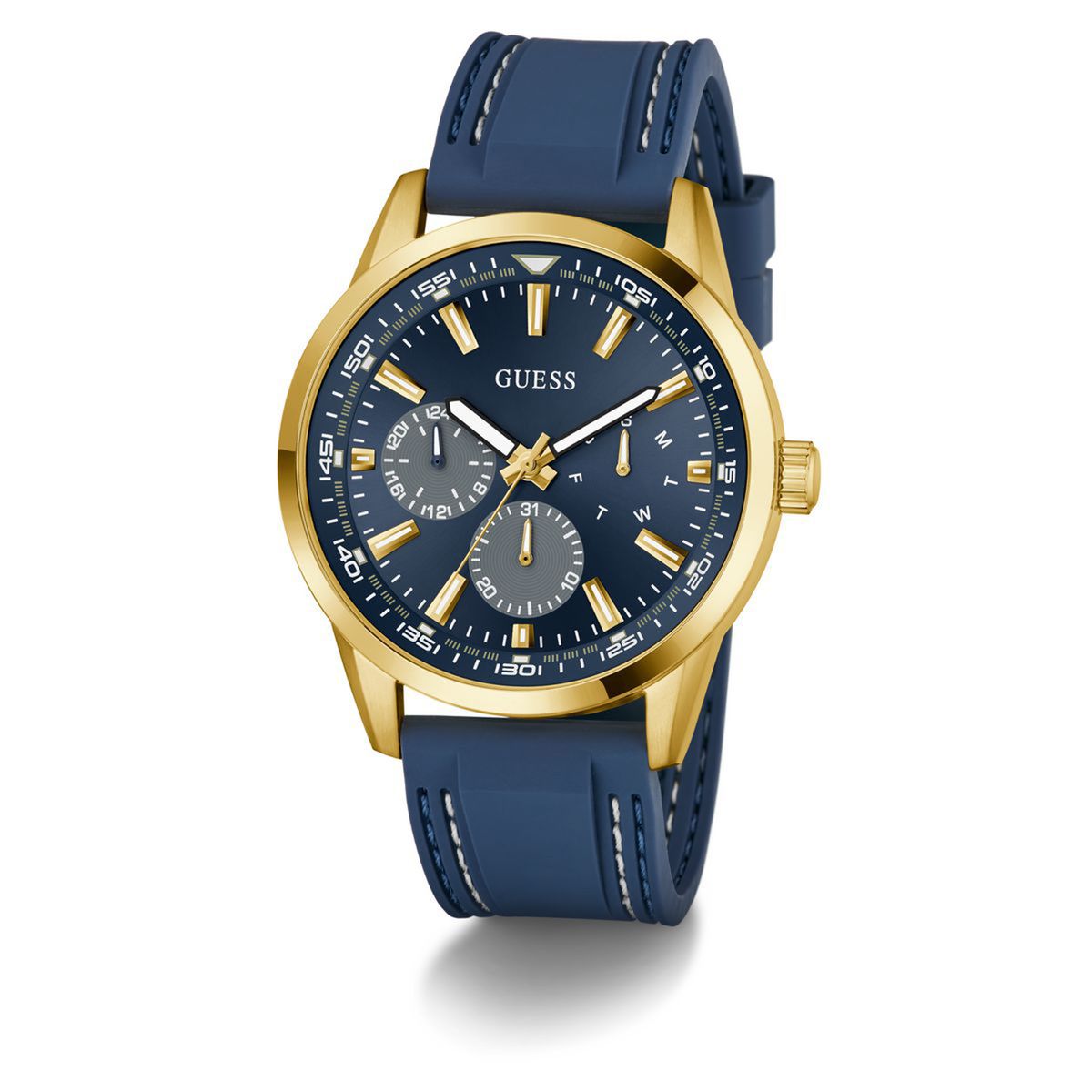 GUESS - Reloj Guess Hombre Peak. Reloj Silicona Azul GW0964G2