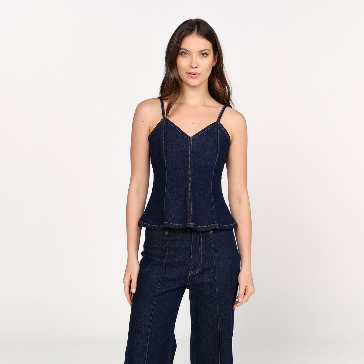 BASEMENT - Top esqueleto Mujer Manga corta Basement 