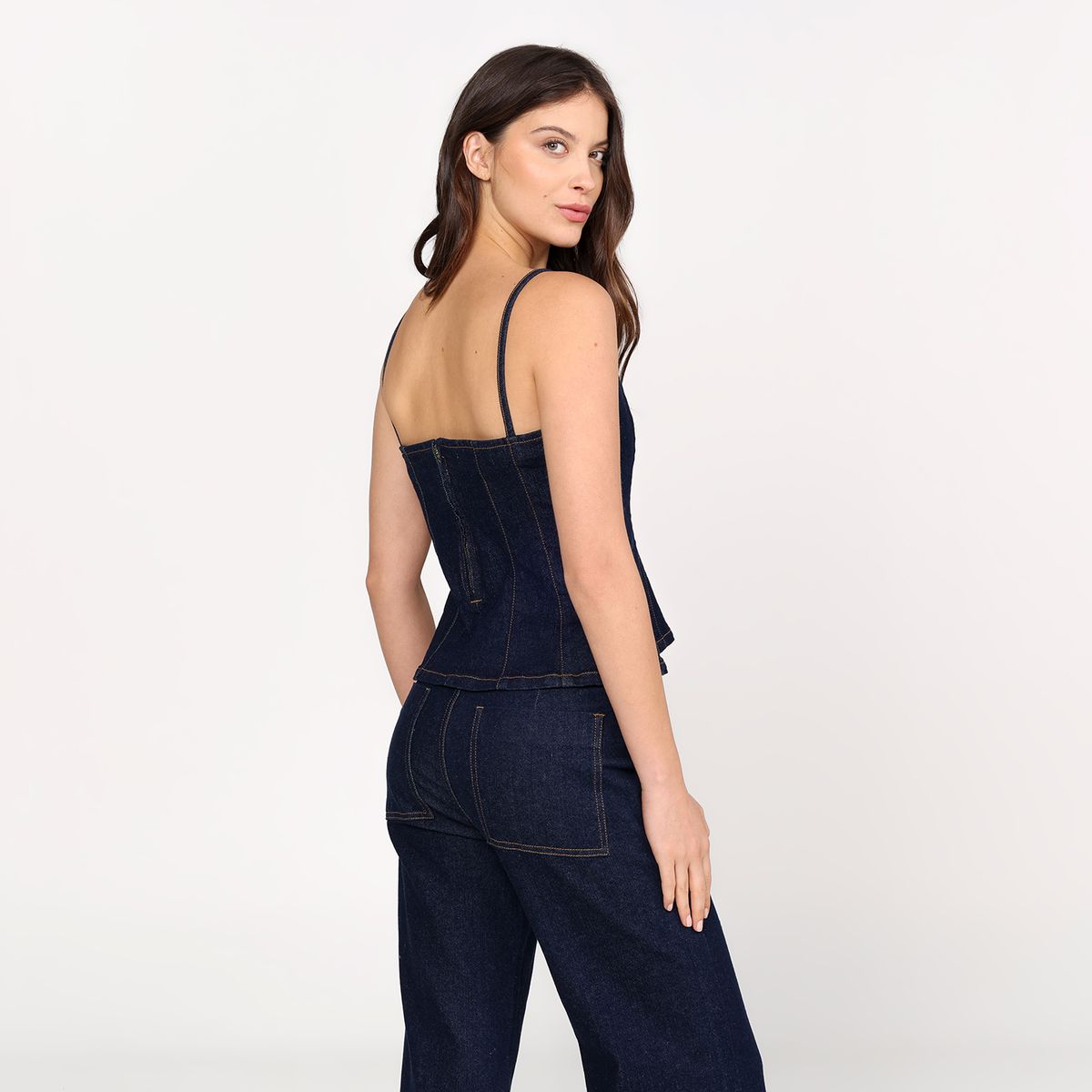 BASEMENT - Top esqueleto Mujer Manga corta Basement 