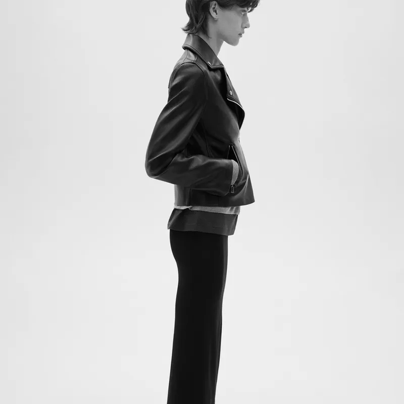 MANGO - Chaqueta Mujer Efecto cuero Mango 