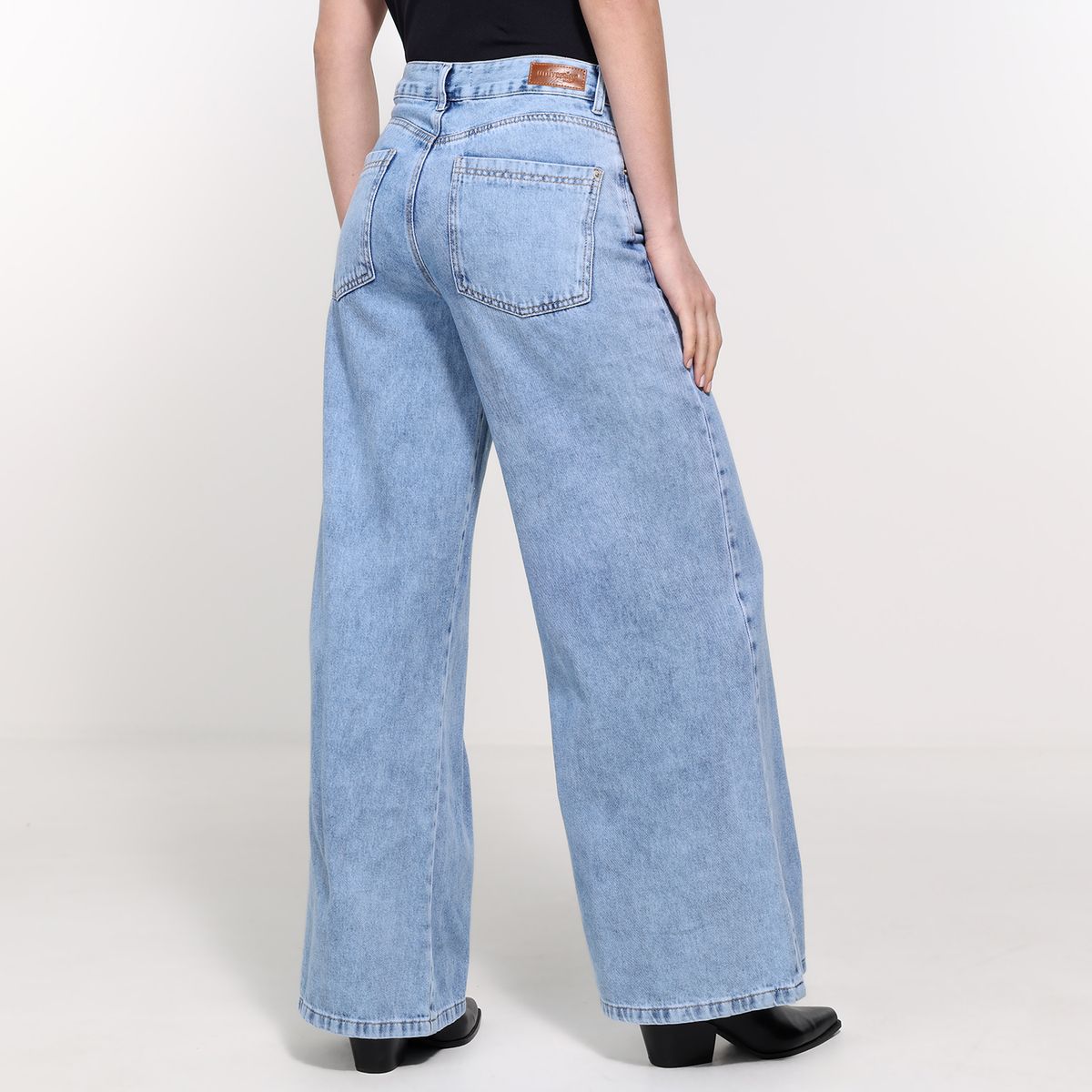 UNIVERSITY CLUB - Jean Wide leg  Mujer De Algodón University Club 