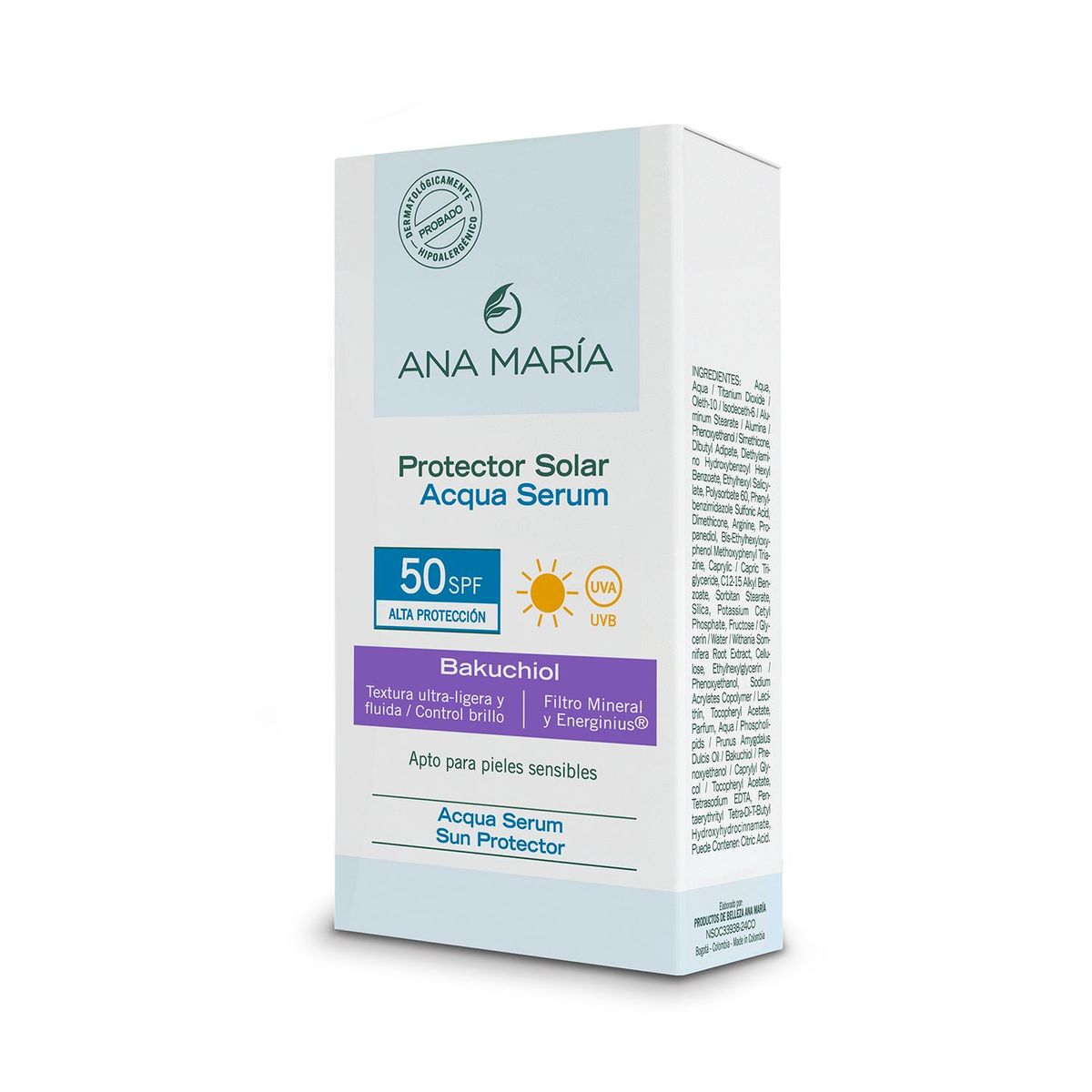 ANA MARIA - Protector solar ACQUA SERUM Emulsión Ana Maria 50ml