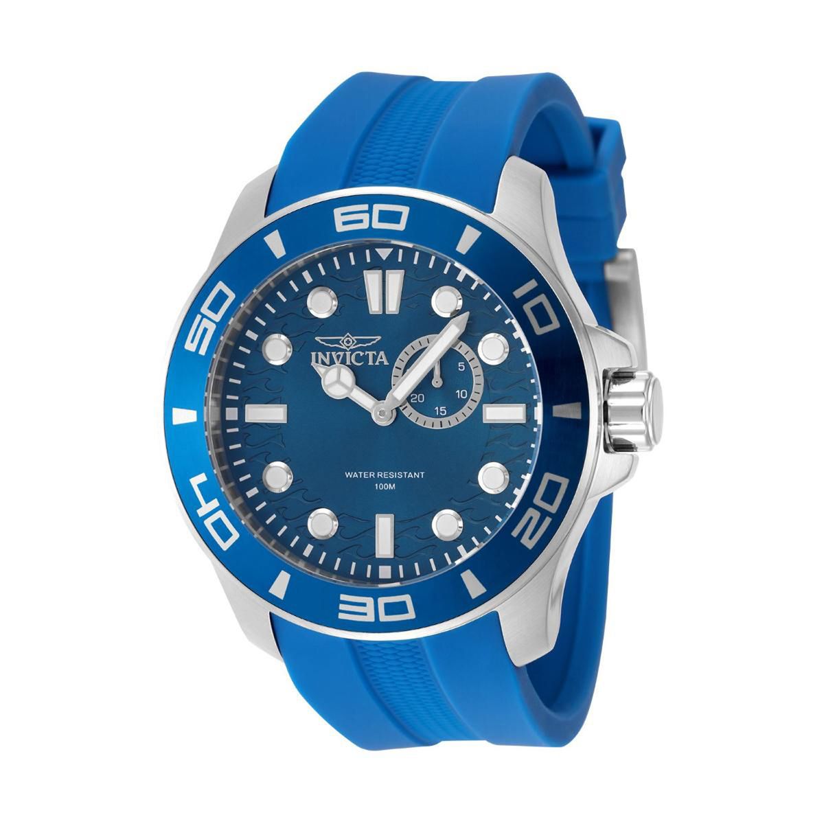 INVICTA - Reloj Invicta Hombre Pro Diver . Reloj Silicona Azul
