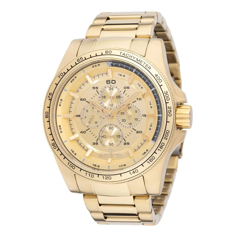 INVICTA - Reloj Invicta Hombre Speedway . Reloj Acero inoxidable Dorado