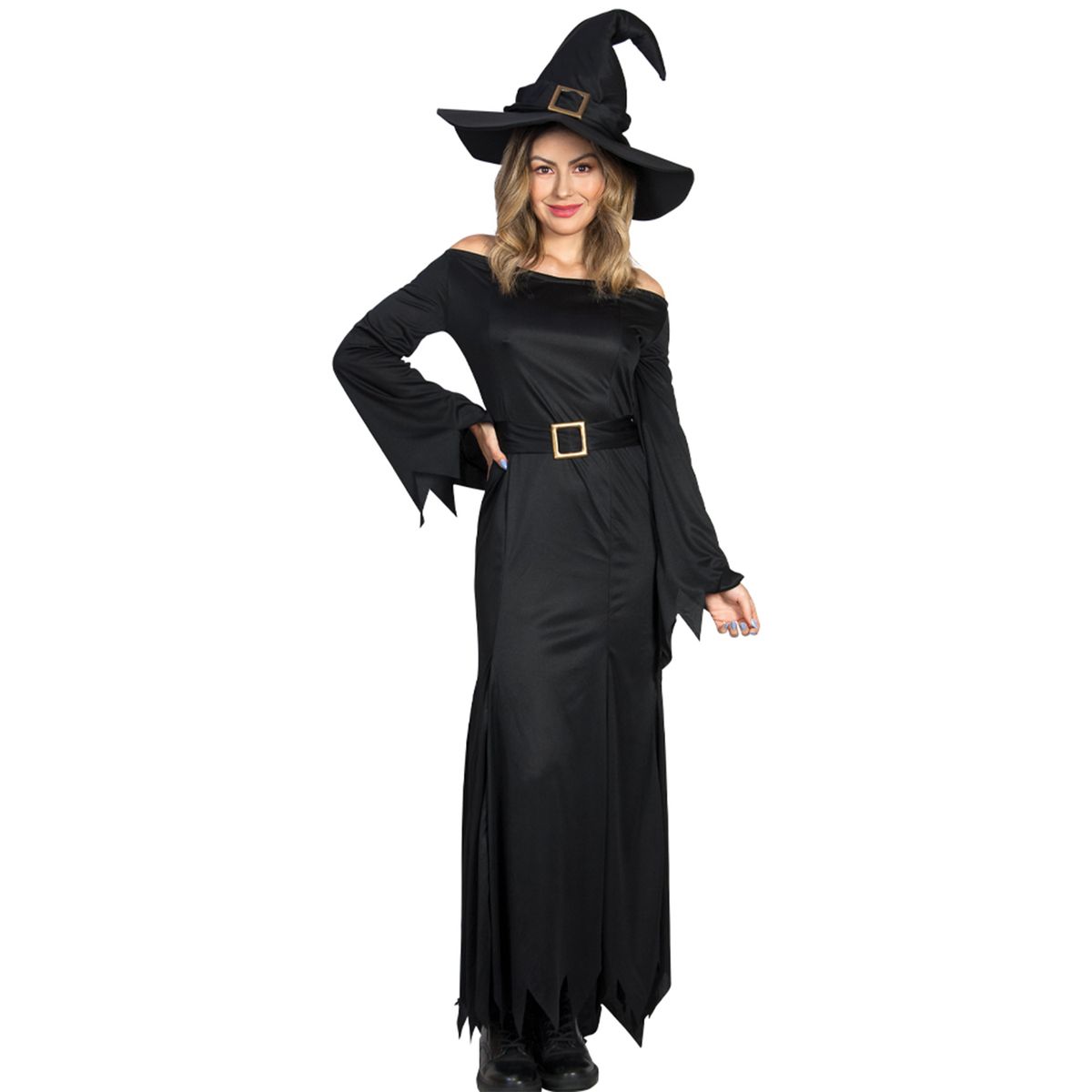 CACHIVACHES - Disfraz para Mujer Bruja Encantada Terror fantasía