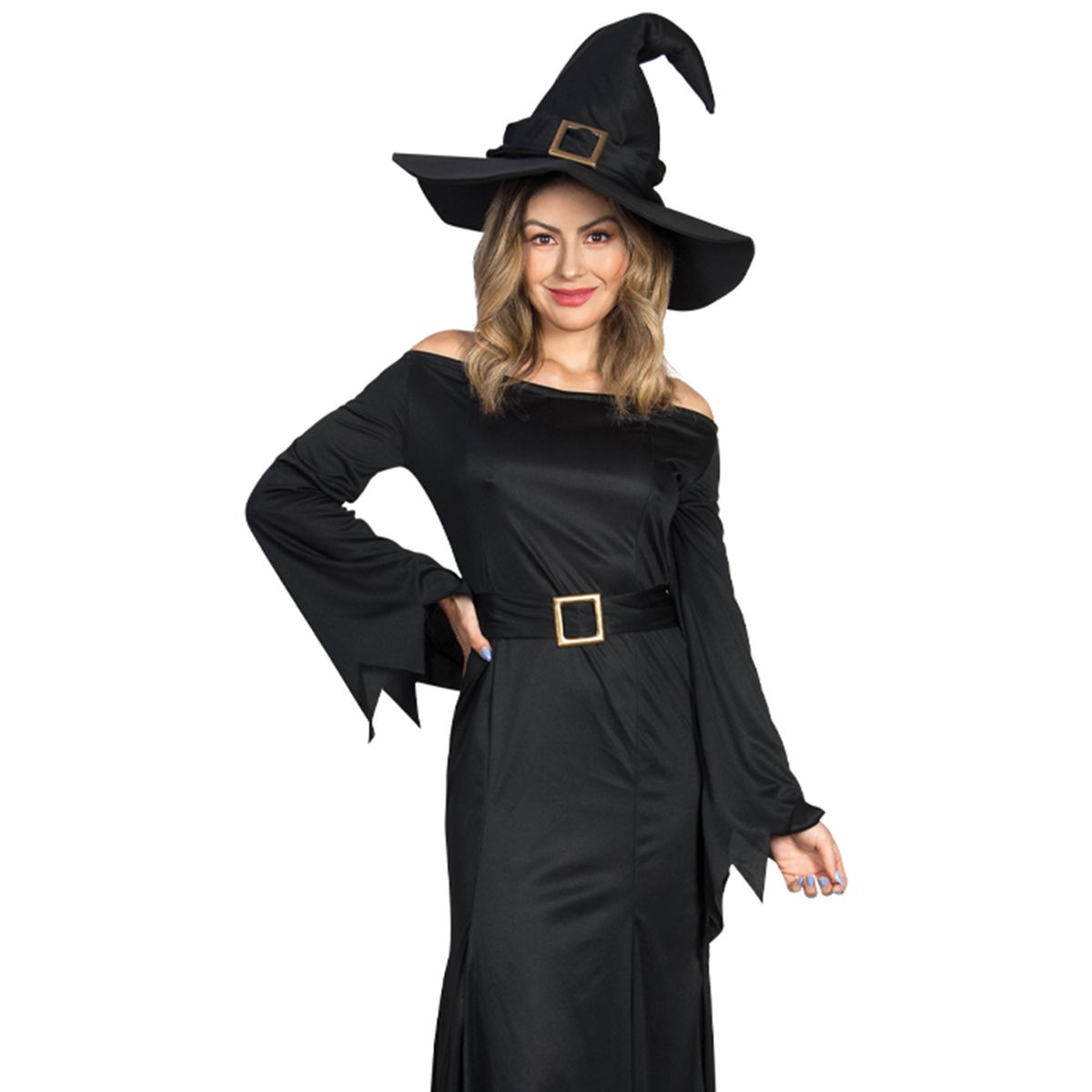 CACHIVACHES - Disfraz para Mujer Bruja Encantada Terror fantasía
