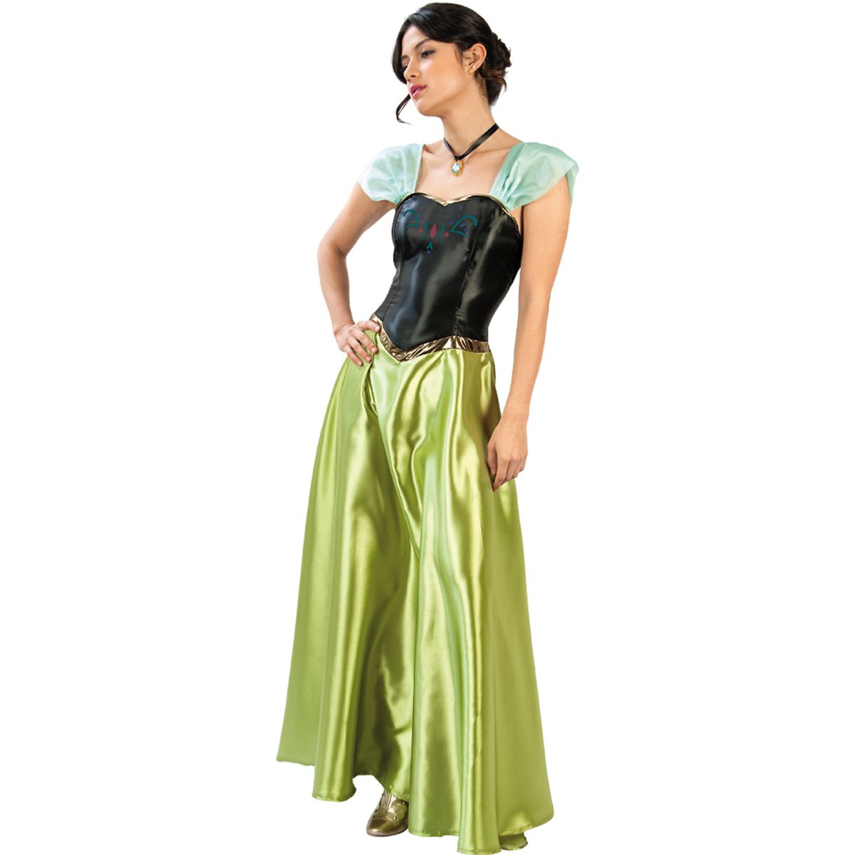 DISNEY - Disfraz para Mujer Princesa Anna Frozen Disney