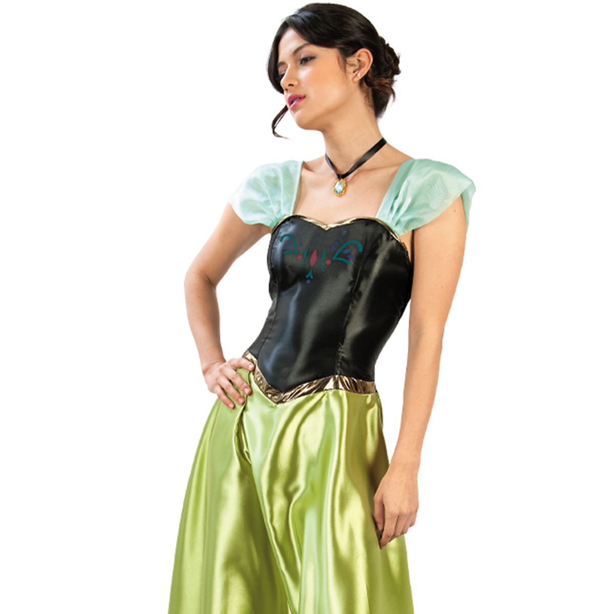 DISNEY - Disfraz para Mujer Princesa Anna Frozen Disney