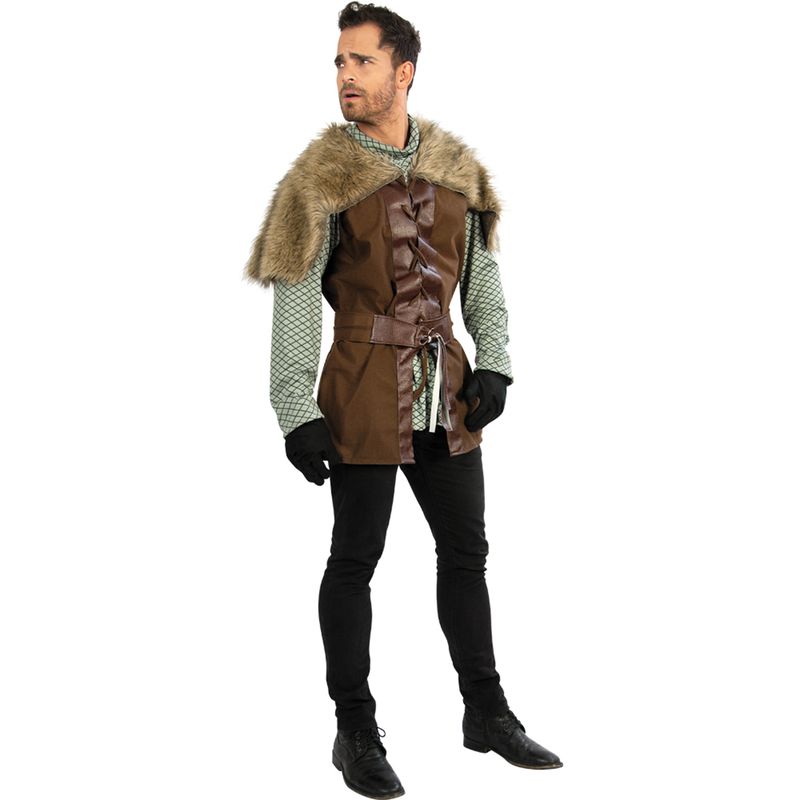CACHIVACHES - Disfraz para Hombre Rey Medieval Fantasía Terror