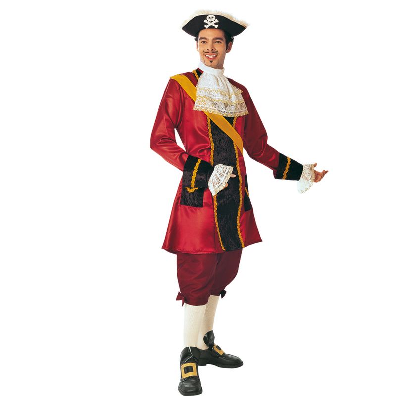 CACHIVACHES - Disfraz para Hombre Capitán pirata Fantasía