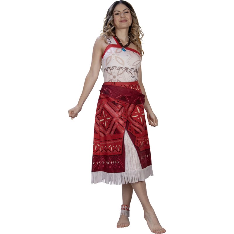 CACHIVACHES - Disfraz para Mujer Princesa Moana Disney fantasía